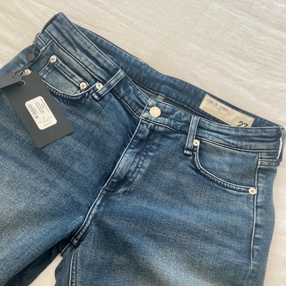 rag & bone Cate Mid-Rise Ankle Jeans - Picture 8 of 8